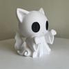 3D Print Ghost Ornaments Plastic Kitten Ghost Ornaments  Desktop Decoration