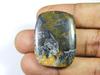 62 de ct. Agat Pietersit Natural Cabochon Octogonal Piatră Prețioasă Liberă 27X36X05MM SK-942