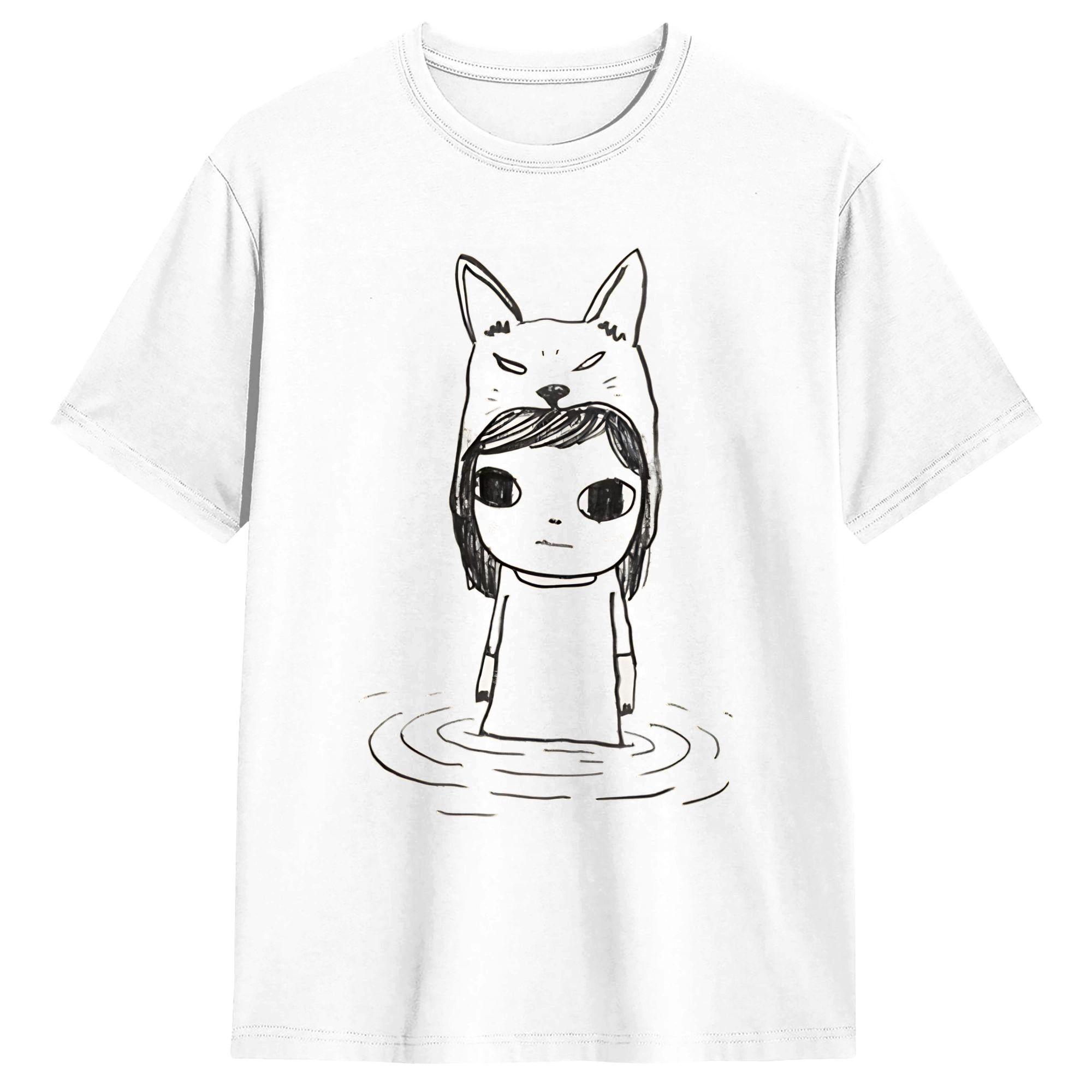 Funny I draw Sarah and Duck  TShirt Unisexs 100Cotton Short Sleeve  Oneck Summer Tops S