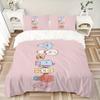 3Pcs Kawaii Friends Together Bedding Sets For All Sizes New 3D Printed Bed Cover Comforter Duvet Cover Pillowcase Bedroom Decoration