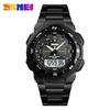 Skmei 1370 Original High Quality Men's Wrist Watch Digital Alarm Clock Direct Factory Supply Business Luxury Fashion Wrist Watch