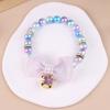 Colorful Cat Puppy Collar Princess Style Cat Neck Chain Cute Pet Pearls Bowknot Necklace  Puppy