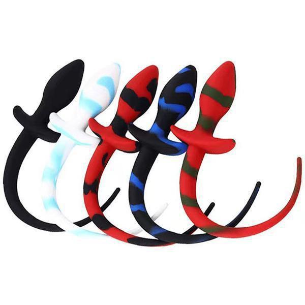 Silikonová psí ocasní erotická hračka fetiš plug štěně hrát pro ženy BDSM sexy domácí mazlíčky hraní rolí příslušenství