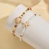 2 PCS Ocean Theme Jewelry Foot Jewelry Set of Two Anklet New Pendant Anklet