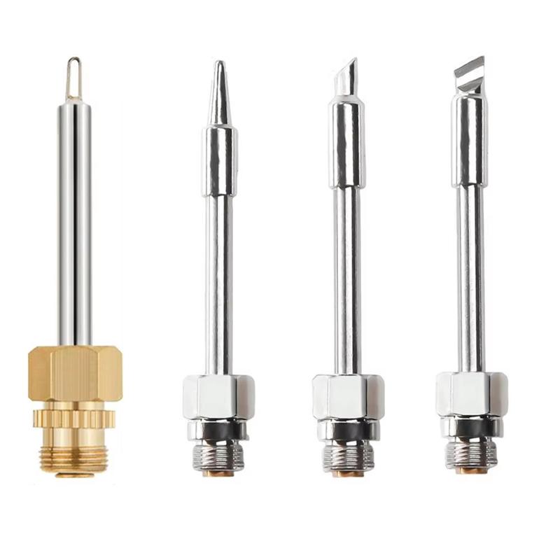 

AEE4-4Pcs 510 Interface Soldering Tips And Burnt Threads For USB Rechargeable Temperature Adjustment Soldering Pen