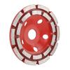 125mm Cup Grinding Wheel Dustproof Precise Cutting Double Row Grinding Wheel for 125 Angle Grinder