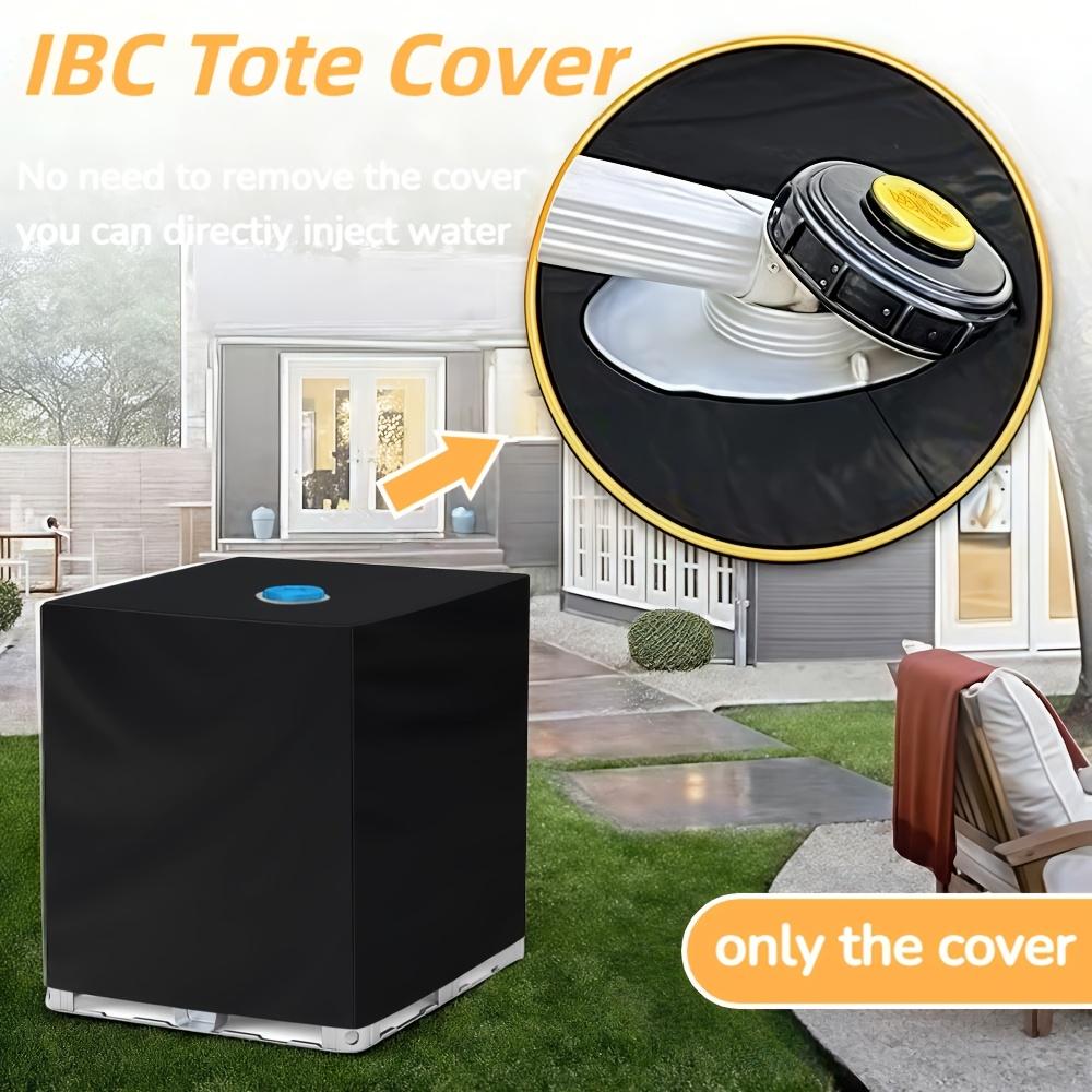 IBC Tote Cover, 275 Gallon Guard for 1000L Garden Tank, Rugged Polyester Sun Cover for Outdoor Applications