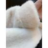 Kurze Nerzpelzjacke für Damen mit weichem Pelzkragen für die Wintersaison
