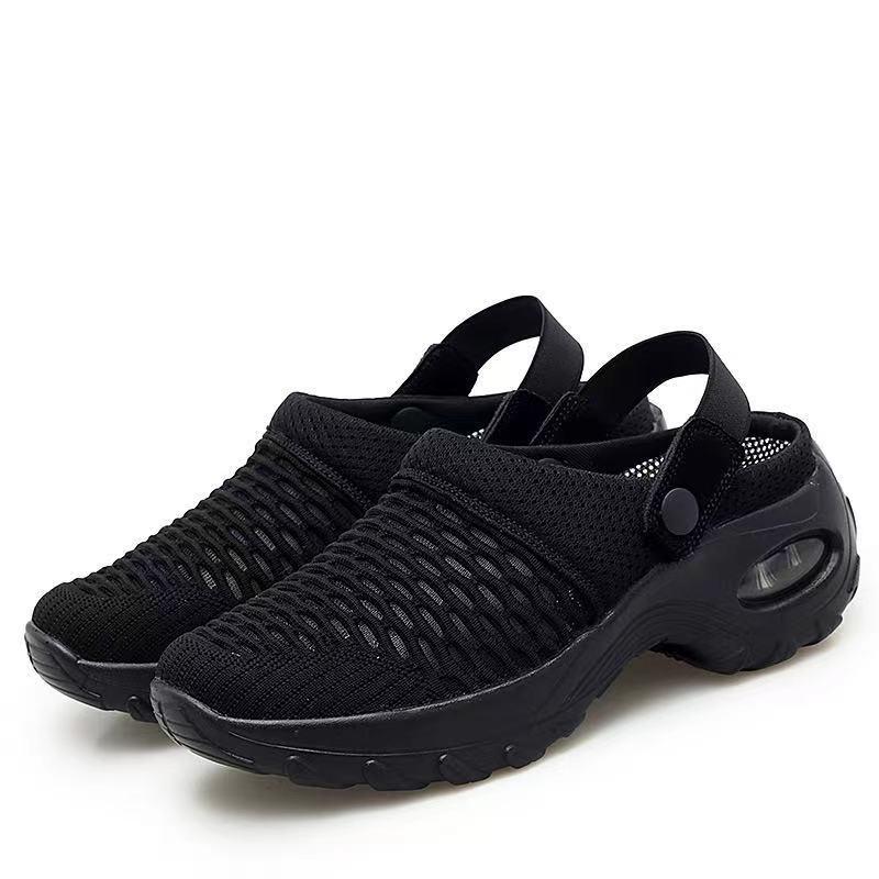 2023 Plus Size Women's Breathable Mesh Sandals & Half Slippers