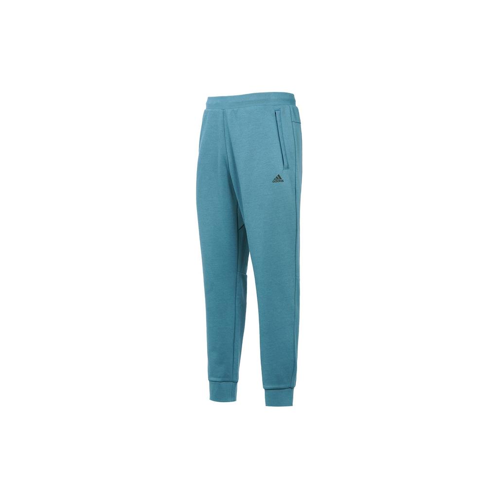 Adidas Wu Ji Collection Knitted Sweatpants Men's Dark Cyan Moderate Cuffed Pants H39292