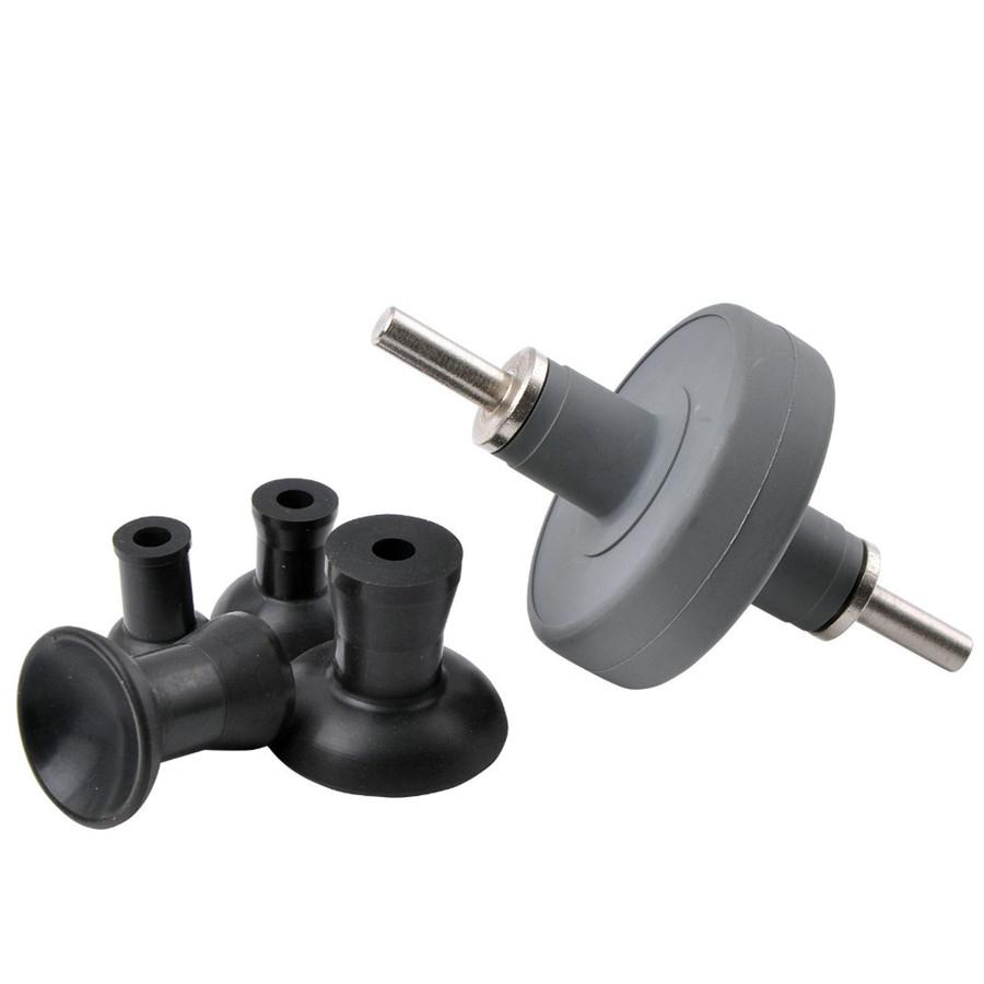 Universal 1250 RPM 8mm Shank Valve Lapping Tool Attachment Car Repair Tool Kit 4 Suction Plates