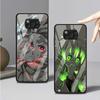 Glass Case For Xiaomi Poco X3 NFC 11 Lite 11T F3 M3 For Redmi Note 11 10 9 8 Pro 10S 9S 9A 9C Phone Cover Anime Demon Slayer