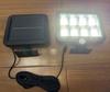 TYPE-C Motion Sensor Waterproof Outdoor Solar Courtyard Light, New Plastic Wall-mounted LED Mini Solar Garden Light