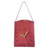 62KD Handbag Designs Wall Clock PU Leather Quiet Clock Home Decoration Accessories