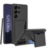 Samsung S25 Ultra High-End Business Leather Case with Card Holder & Stand