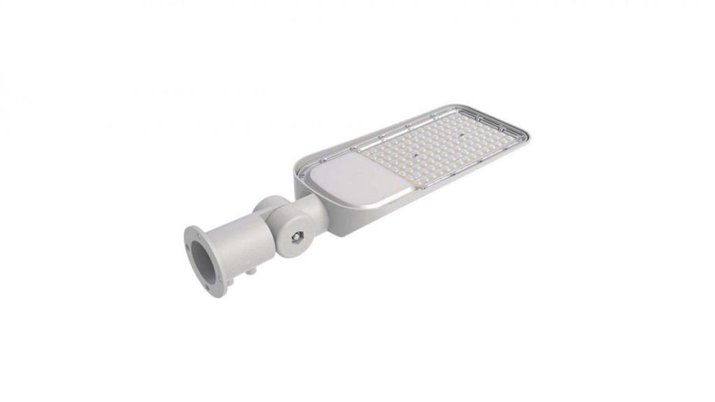 Oprawa Uliczna Led 100W 11480Lm 6500K Diody Samsung Ip65 Szara 5 Lat Gwarancji Regulowany Uchwyt 2120427