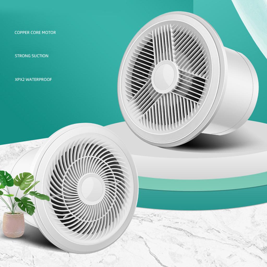 4Inch Exhaust Fan with Remote Control Low Noise Ventilation Fan Kitchen Window Airflows Air Cleaning Fan Enduring