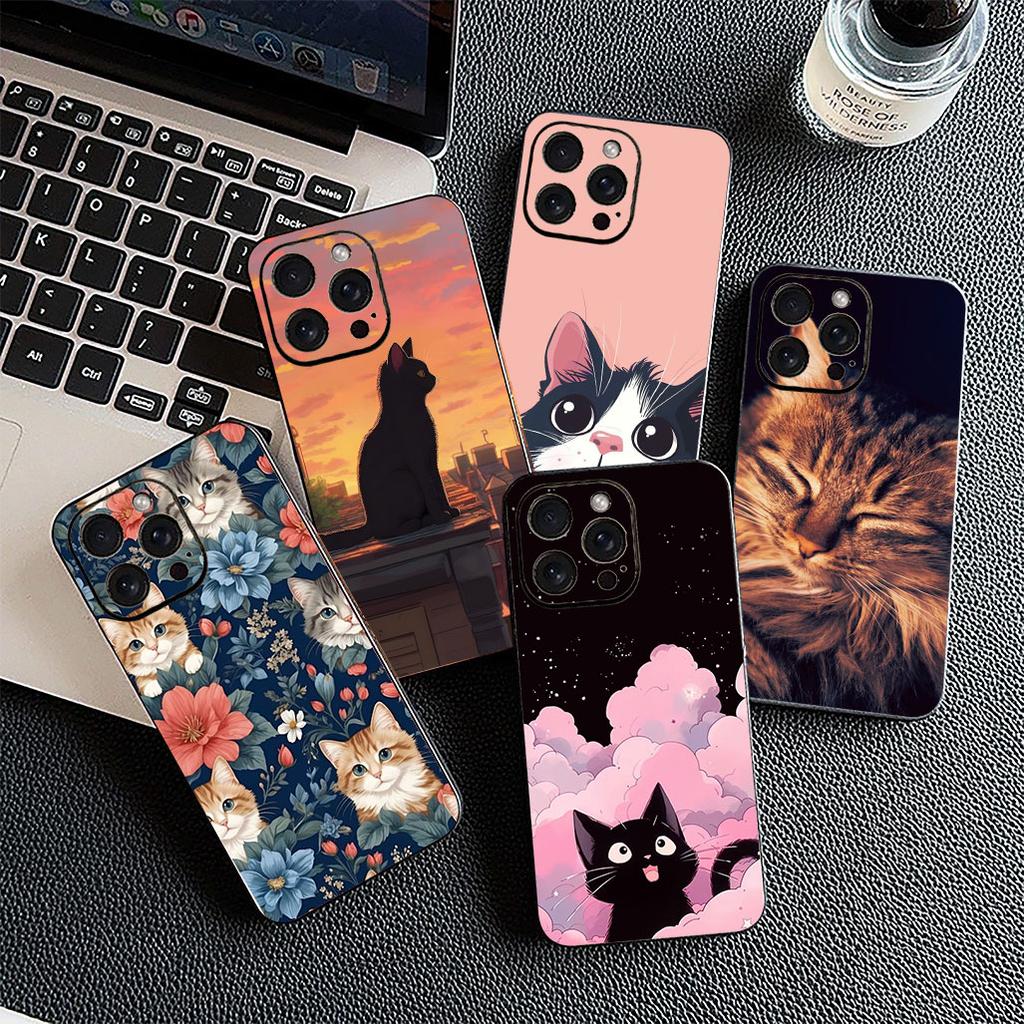 Cover for Xiaomi Redmi Note 12 11 10 A3 Pro 10A 10C 12C Note12 5G 4G Casing Silicone Phone Case Comics Meow Kitten Cat