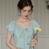 Simpeulleteulo Sr_Tie Shirring Dress_Mint