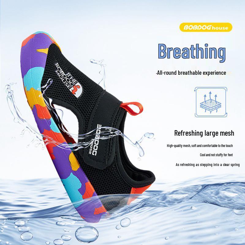 Babudou 2025 Kids' Breathable Mesh Water & Beach Sandals