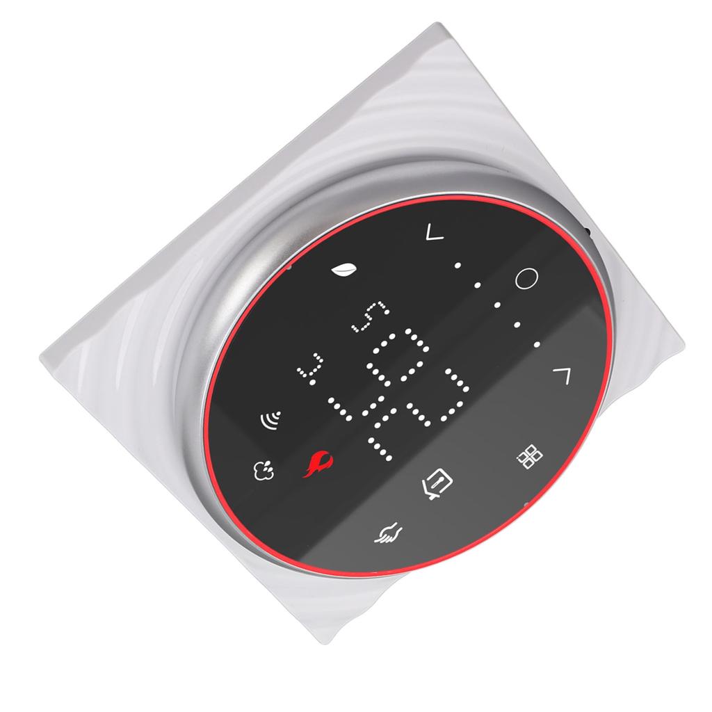 Inteligentny Termostat Domowy Aplikacja Sterowanie Głosowe Programowalny Wysoka Dokładność Suchy Styk Wiszący na Ścianie Piec