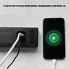 Modern LED Desk Clock With USB Charging Port And Multiple Alarm Setting Adjustable Brightness Digital Alarm Clock