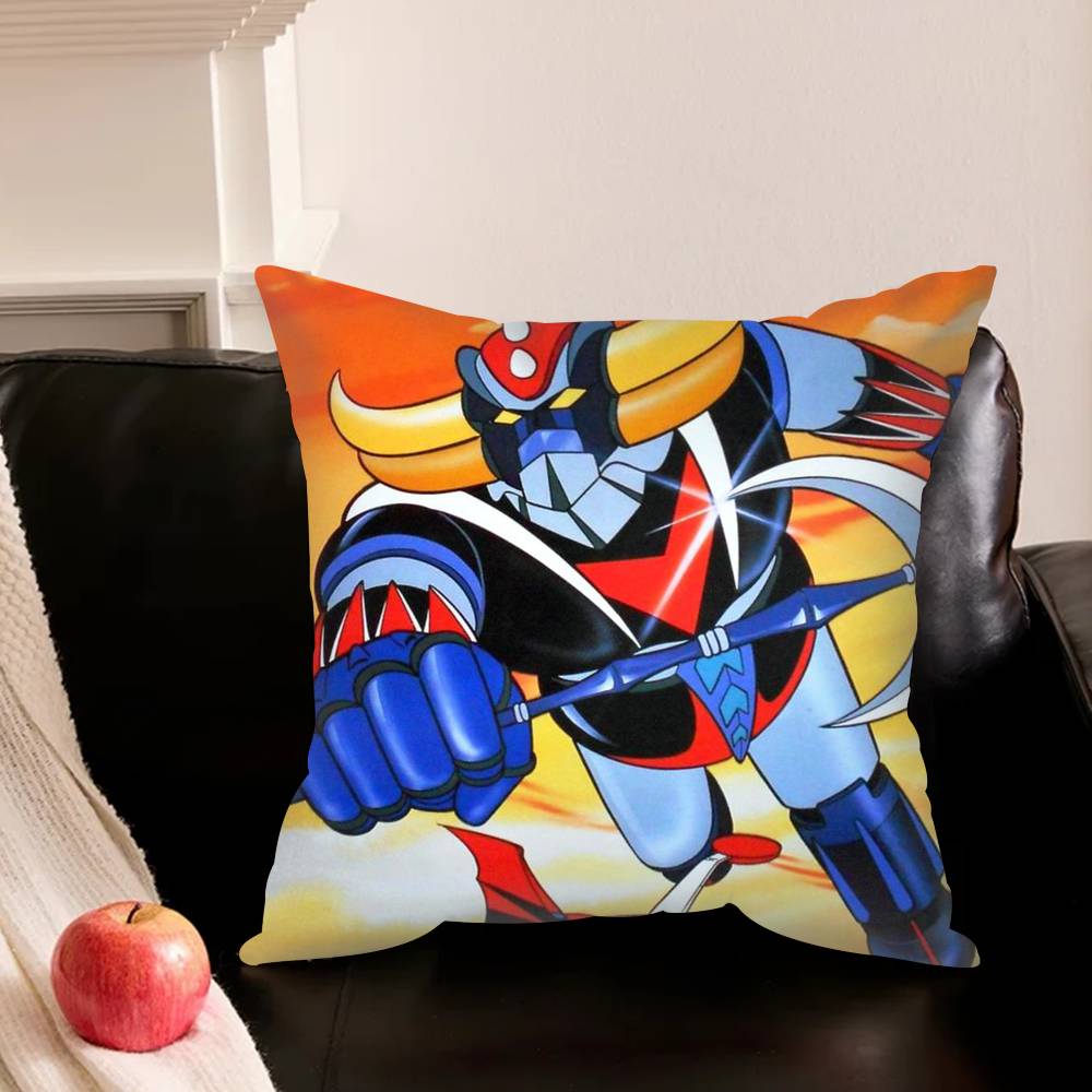 U-Ufo R-Robot G-Goldorak-K Various Sizes Square Pillowcase For Car Home Bedchamber Decor