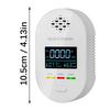 Small Wall Mounted Air Quality Analyzers Detecting Combustible Gas CO Temperature Moisture 105mm Long for Indoor Safety