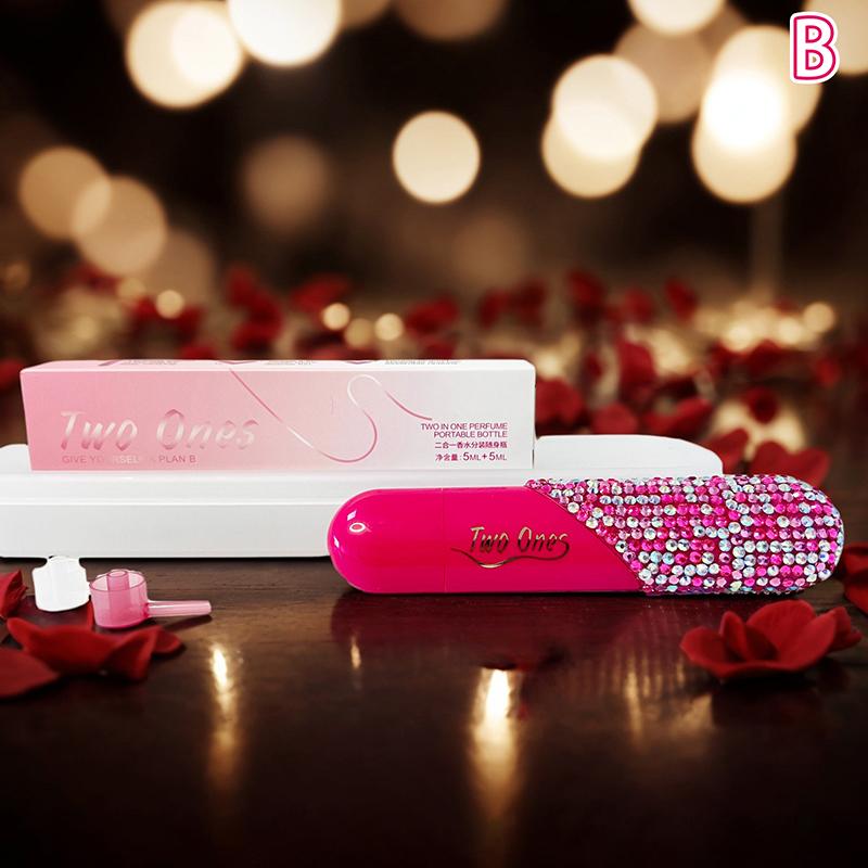 

Портативный дорожный флакон для духов 2 в 1 5 мл+5 мл в форме сердца, многоразовый атомайзер, мини-диспенсер для ароматов с двойной головкой