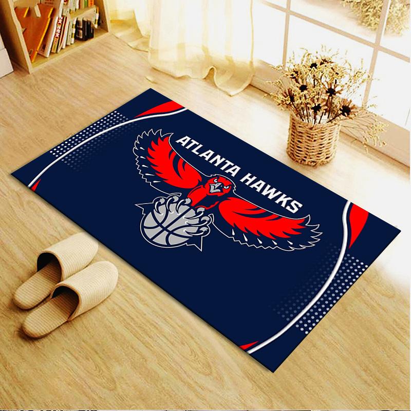Atlanta Hawks Carpet Rug for Living Room Bedroom Home Sofa Decoration,Kids Play Non-slip Floor Mat