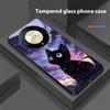 Cute Little Cat For Honor Magic 6 50 70 90 Lite X7b 200 Pro Nova 10 Nova 5T X6 P30 Pura 70 Ultra Tempered Glass Phone Case