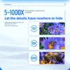 Digital Microscope 1000X 5 Inch IPS Screen 1080P HD Handheld USB Electronic Microscope 8 LED Light Inspection Tool PC Connection