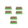 24 Cells Highter Nursery Pots Seeding Trays Seed Starter Kits Humidity Domes Cover Gardening Plant Germination Trays Box