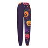 Casual Fashion Joggebukser for kvinner Halloween-trykte Casual Bukser