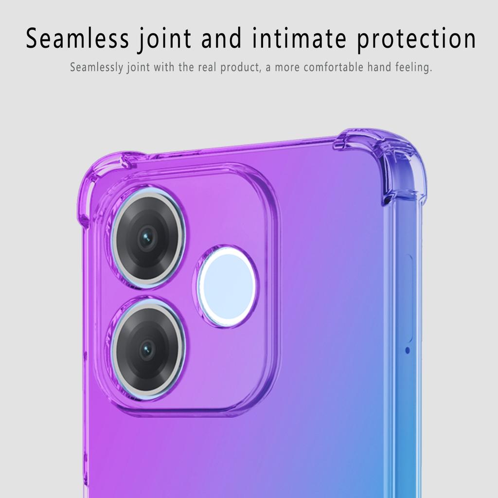 Gradient Airbag TPU Case for OPPO A5 Pro 5G 4G Protective Shockproof Cover Fundas Coque Capa