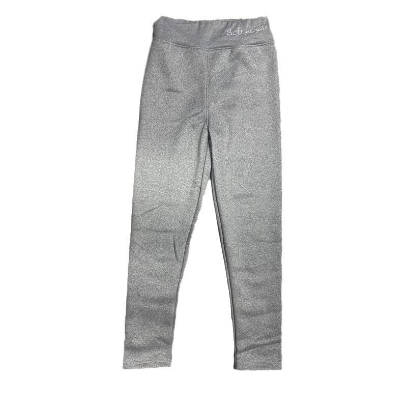 Damen High-Waist Fleecegefütterte Schlankheitsleggings - Übergröße, Warme Baumwolle, 9/10-Länge für Herbst und Winter