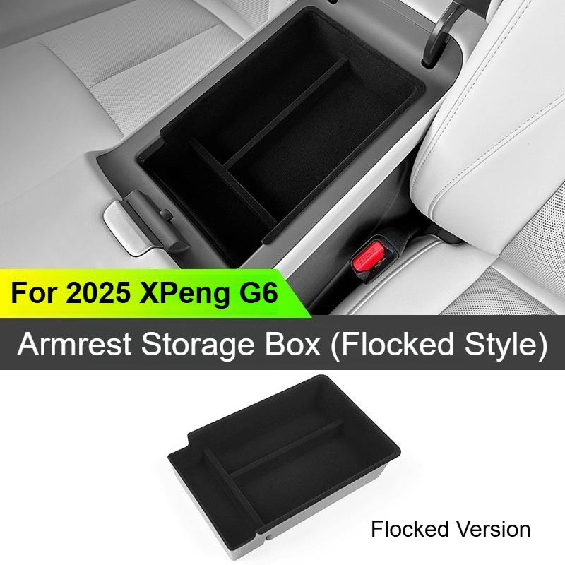 For 2025 XPeng G6 Storage Box Armrest Center Console Lower Compartment XPeng G6 Interior Modification Auto Accessories