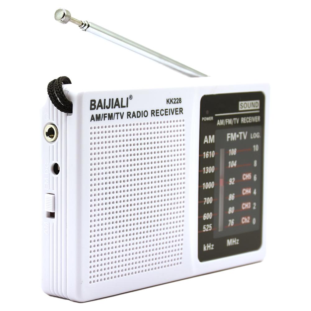 Vintage Style Portable Radio Battery Operated AM FM Mini Pocket Radio with High-Quality Speaker and Adjustable Antenna for Elder