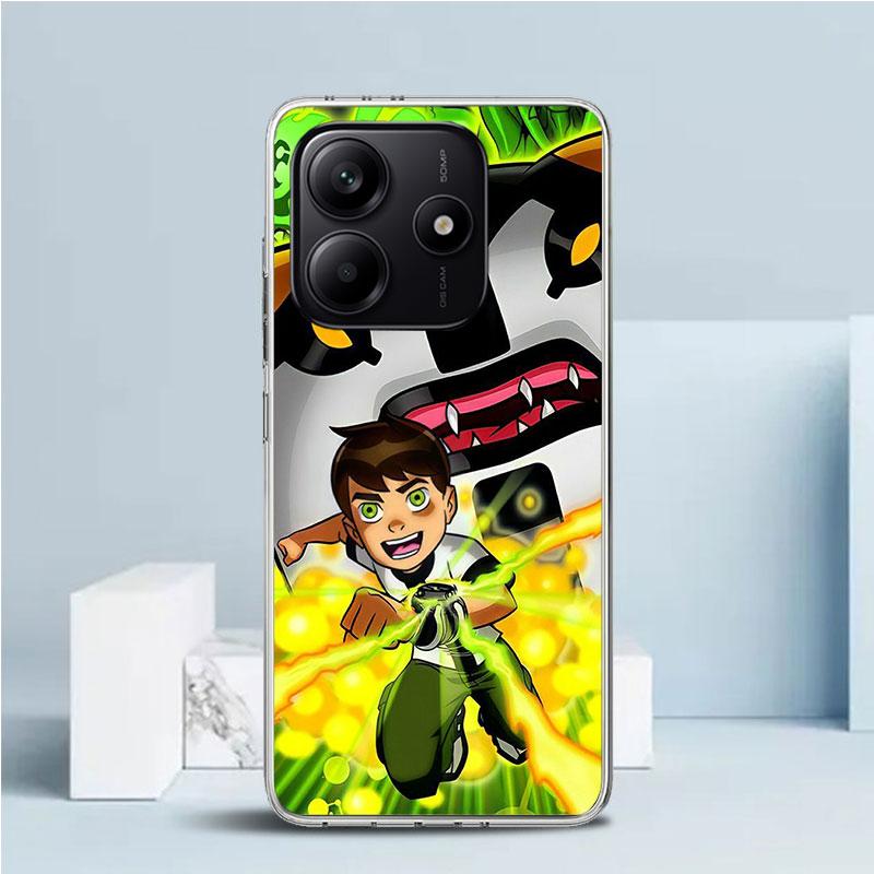 Cartoon Ben 10 Phone Case For Xiaomi Redmi Note 15 14 14S 13 12S 12 Pro Plus 11S 11 11T 11E 10S 10 + Soft TPU Back Cover Redmi N