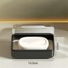 Bathroom Waterproof Soap Box Travel Portable Countertop Soap Box Creative Transparent Plastic Soap Storage Box With Lid Case