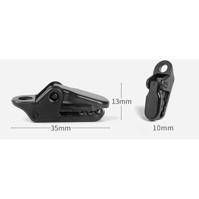 Tent Reinforcement Anchor with Alligator Clip – Outdoor Camping Awning Tie-Down Hook, Windproof Securing Clip with Inverted Design