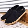 New cloth shoes men's breathable casual lightweight wear-resistant non-slip sweat-absorbing wormwood cloth shoes men's shoes
