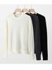 2026 Spring/Summer Loose Round Neck Long Sleeve Thick Wool Knit Sweater