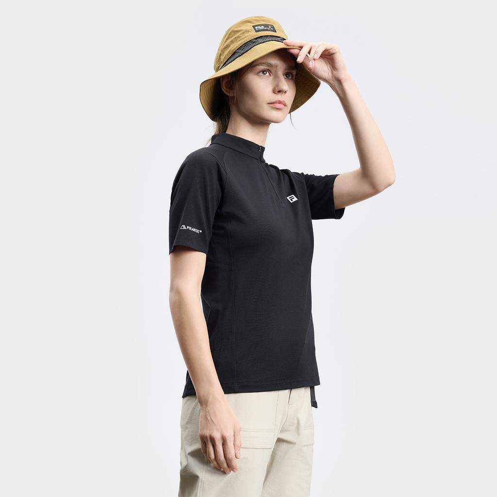 New FILA T Shirt Women's Pitch Black A11W437112FBK