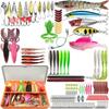 NEW Fishing Lures Kit Fishing Lures For Fresh&saltwater Trout/Pike/Bass Frog Lures Minnow With Tackle Box Fishing Supplies