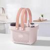 Plastic Storage Basket With Handle Portable Shower Caddy Tote Organizer Basket Bin For Bathroom Kitchen Dorm Room Bedroom