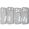 Crystal Black Silicone Soft Case For iPhone 17 Air 16 16E 15 14 13 12 Pro Max Plus Mini Clear Ultra Thin Back Cover Shell Coque