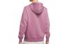 Nike Sweatshirts Women's Light Mulberry Red Hooded Moderate Regular CU6622-533
