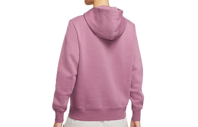 Nike Sweatshirts Women's Light Mulberry Red Hooded Moderate Regular CU6622-533