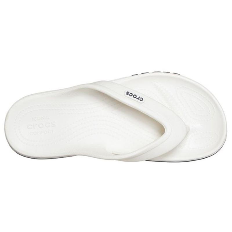 Crocs Bayaband Simple Comfort Outdoor Atmungsaktive Anti-Scheuer Sport-Sandalen Unisex Weiß Blau 205393-126